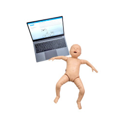 Тренажер-манекен новорожденного ребенка для отработки навыков сердечно-легочной реанимации