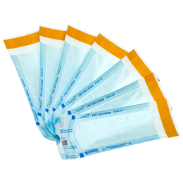 Материал упаковочный для стерилизации изделий медицинского назначения: пакеты комбинированные самоклеящиеся «СтериТ®» с индикаторами 1 класса, 60х100мм, 100