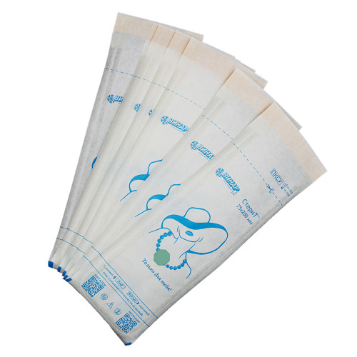 Материал упаковочный для стерилизации: пакеты комбинированные самоклеящиеся СтериТ® для паровой и воздушной, стерилизации ПКСУ, НМ, Vinar01, 75х200 мм, 100