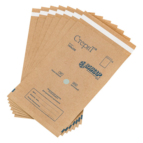 Материал упаковочный для стерилизации: пакеты бумажные самоклеящиеся «СтериТ®» ПС-АЗ-1, 250х320мм, 100