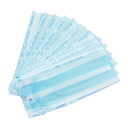 Материал упаковочный для стерилизации изделий медицинского назначения. Пакеты комбинированные со складками «СтериТ®», 150х50х390мм, 100