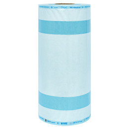 Материал упаковочный для стерилизации: Рулоны комбинированные со складками «СтериТ®» с индикаторами 1 класса РКС, 400ммх90ммх100м