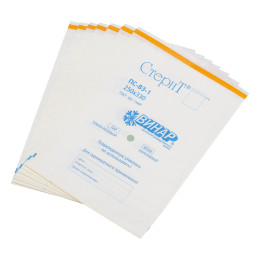 Материал упаковочный для стерилизации: Пакеты бумажные самоклеящиеся «СтериТ®» ПС-ВЗ-1, 200х300мм, 100