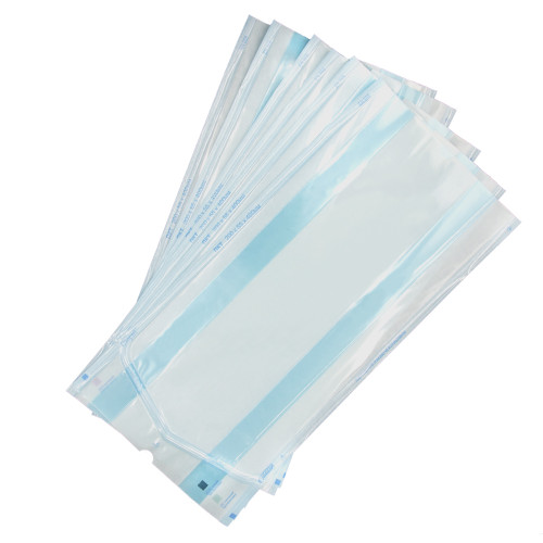 Материал упаковочный для стерилизации изделий медицинского назначения. Пакеты комбинированные со складками «СтериТ®», 150х50х400мм, 100