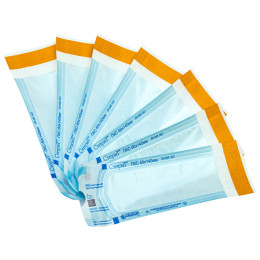 Материал упаковочный для стерилизации изделий медицинского назначения: пакеты комбинированные самоклеящиеся «СтериТ®» с индикаторами 1 класса, 60х150мм, 100