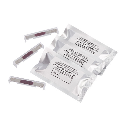 Тест контроля эффективности предстерилизационной очистки медицинских изделий «ТомиТЕСТ-ИО-ВИНАР» - тест контроля эффективности предстерилизационной очистки медицинских инструментов одноразовый, 25