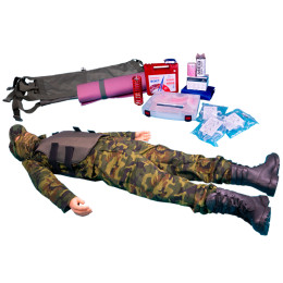 Тренажер-манекен для оказания первой медицинской помощи на месте происшествия "Александр М-05" для начальной военной подготовки. Приказ 804 Минпросвещения РФ.