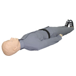 Тренажер-манекен взрослого пострадавшего для отработки приемов сердечно-легочной реанимации со светозвуковой индикацией "Александр М-04".